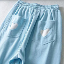 Load image into Gallery viewer, WIXRA Women Straight Elastic Waist Letter Print Sweatpants