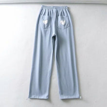 Load image into Gallery viewer, WIXRA Women Straight Elastic Waist Letter Print Sweatpants