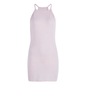 Women Sleeveless Short Knitted SunDress