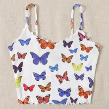 Load image into Gallery viewer, Women Kawaii Printing Sleevesless Crop Top
