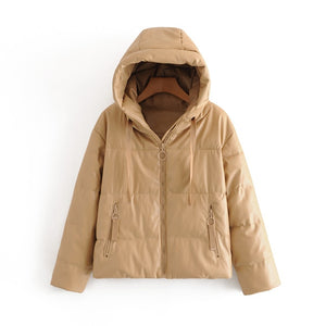 WIXRA Women Loose Hooded Waterproof Coat