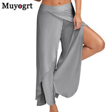 Load image into Gallery viewer, MUYOGRT Women Elastic Wide Leg Pants