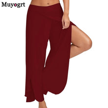 Load image into Gallery viewer, MUYOGRT Women Elastic Wide Leg Pants