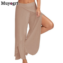 Load image into Gallery viewer, MUYOGRT Women Elastic Wide Leg Pants