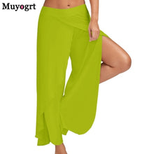 Load image into Gallery viewer, MUYOGRT Women Elastic Wide Leg Pants