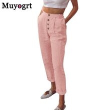 Load image into Gallery viewer, MUYOGRT Women Elastic Wide Leg Pants