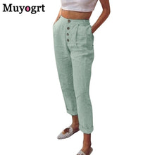 Load image into Gallery viewer, MUYOGRT Women Elastic Wide Leg Pants