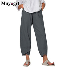 Load image into Gallery viewer, MUYOGRT Women Elastic Wide Leg Pants
