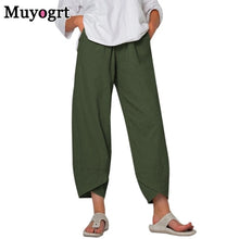 Load image into Gallery viewer, MUYOGRT Women Elastic Wide Leg Pants