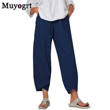 Load image into Gallery viewer, MUYOGRT Women Elastic Wide Leg Pants