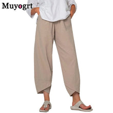 Load image into Gallery viewer, MUYOGRT Women Elastic Wide Leg Pants