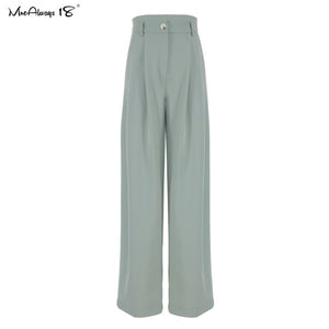 MNEALWAYS18 Women Classic Wide Leg Pants