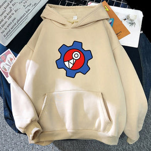 BEILETONG Women Anime SK8 The Infinity Reki Hooded Pullover