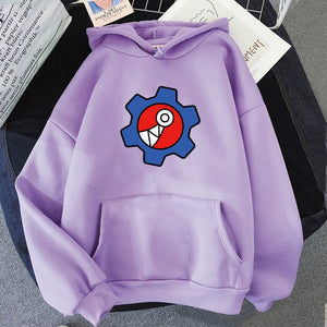 BEILETONG Women Anime SK8 The Infinity Reki Hooded Pullover