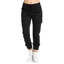 Load image into Gallery viewer, HIRIGIN Women Solid Multicolor Stretch Casual Pants