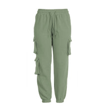 Load image into Gallery viewer, HIRIGIN Women Solid Multicolor Stretch Casual Pants