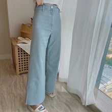 Load image into Gallery viewer, WIXRA Women Wide Leg Denim Flare Pants
