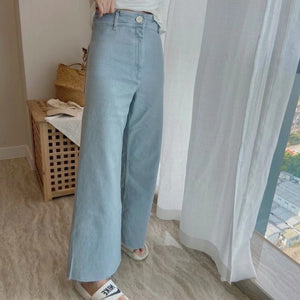 WIXRA Women Wide Leg Denim Flare Pants