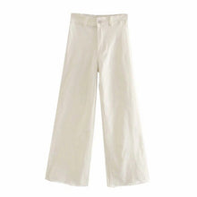 Load image into Gallery viewer, WIXRA Women Wide Leg Denim Flare Pants
