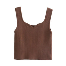 Load image into Gallery viewer, TANGADA Women Sleeveless Backless Crop Top