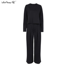 Load image into Gallery viewer, MNEALWAYS18 Women Classic Wide Leg Pants