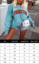 Load image into Gallery viewer, LUNOAKVO Women Laguna Beach Letter Embroidery Sweatshirt