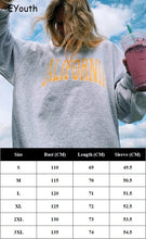 Load image into Gallery viewer, LUNOAKVO Women Laguna Beach Letter Embroidery Sweatshirt