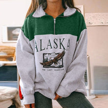 Load image into Gallery viewer, LUNOAKVO Women Vintage Letter Printed Sweatshirt