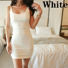 Load image into Gallery viewer, Women Sleeveless Tight Hip Mini Dress