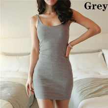 Load image into Gallery viewer, Women Sleeveless Tight Hip Mini Dress