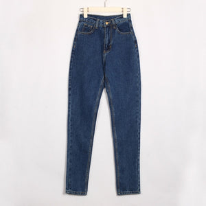 WIXRA Women Vintage High Waist Denim Jeans