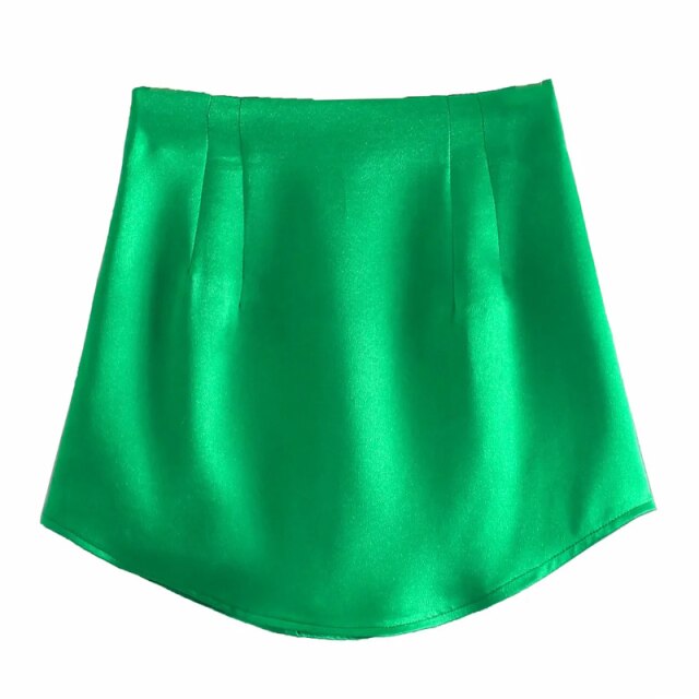 AACHOAE Women High Waist Mini Skirt