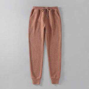 TANGADA Women Woolen Loose Sweatpants