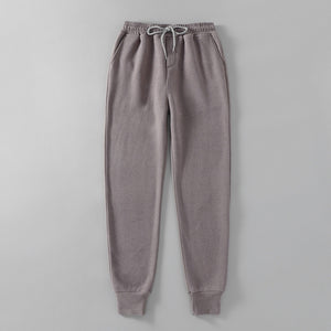 TANGADA Women Woolen Loose Sweatpants