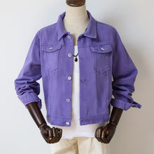 Load image into Gallery viewer, MSDASTE Women Denim Basic Slim Jacket