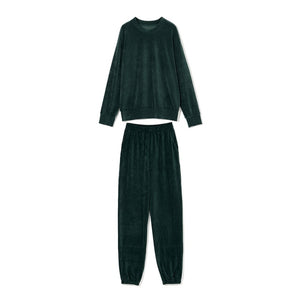 WOTWOY Women Corduroy Tracksuits 2 Piece Sets Oversized Pullover and Sweatpants