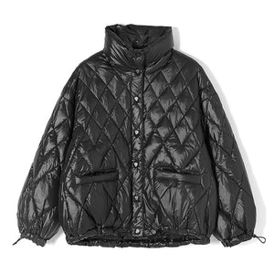 AACHOAE Women Vintage Puffer Jacket