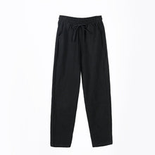 Load image into Gallery viewer, LUCKBN Women Casual Loose Ankle Pure Color Pants