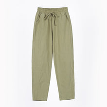 Load image into Gallery viewer, LUCKBN Women Casual Loose Ankle Pure Color Pants