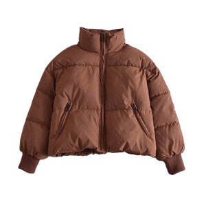 WIXRA Women Puffer Bomber Coat