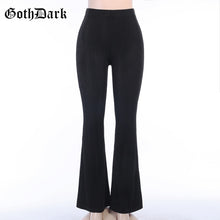 Load image into Gallery viewer, GOTH DARK Women Vintage Flare Pants