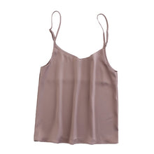 Load image into Gallery viewer, TANGADA Women V Neck Spaghetti Strap Crop Top