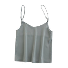 Load image into Gallery viewer, TANGADA Women V Neck Spaghetti Strap Crop Top