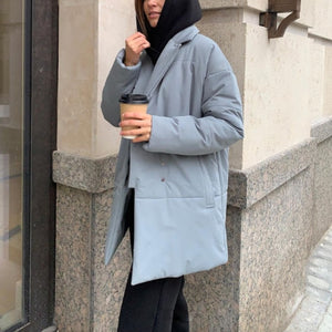 WOTWOY Women Cotton Padded Puffer Coat