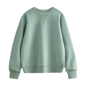 WIXRA Women Oversize Basic Sweater and Pants Tracksuit