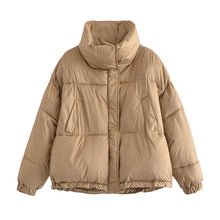 Load image into Gallery viewer, WIXRA Women Casual Puffer Bomber Coat