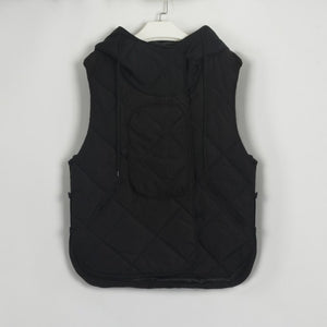 WIXRA Women Sleeveless Button Lace Up Vest