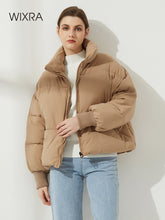 Load image into Gallery viewer, WIXRA Women Puffer Bomber Coat