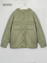 Load image into Gallery viewer, WIXRA Women Regular Hooded Casual Thin Coat