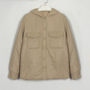 WIXRA Women Regular Hooded Casual Thin Coat